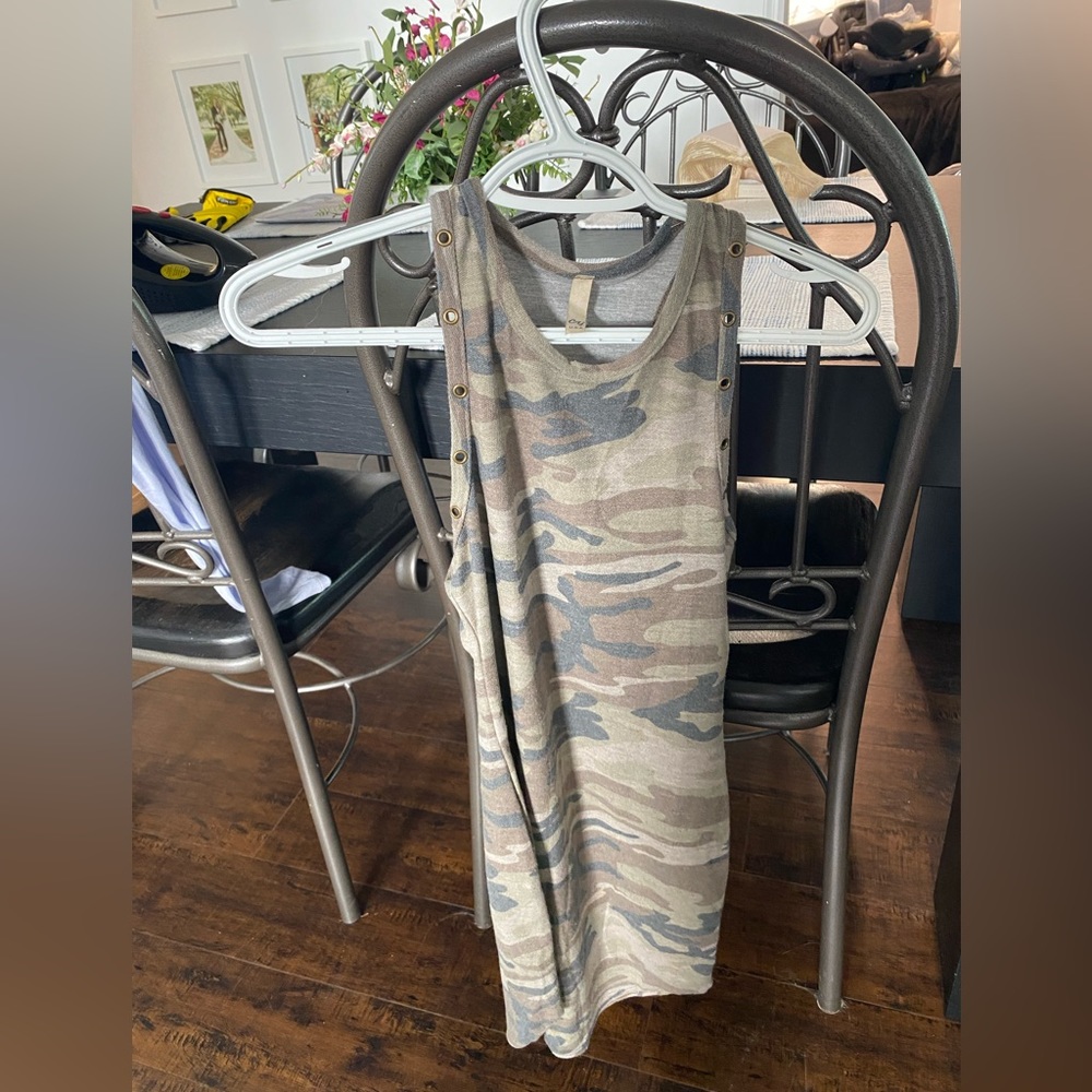 Camo mini dress